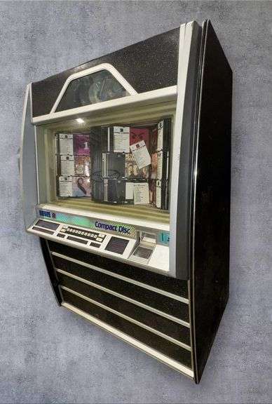 Rowe CD-100 Jukebox, Compact Disc, Serial No. 1255, 120V, 530W. Unknown working condition