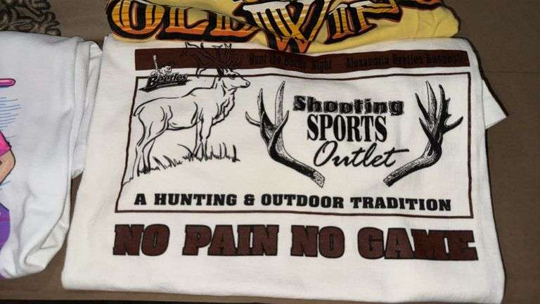 Collection of New or Lightly Used Graphic T-Shirts Featuring Daytona 500, Jaguar, and More