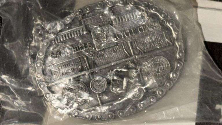 Vintage Motorcycle Rally Keychains - Daytona & Sturgis Events Commemorative