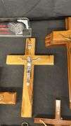 Religious Crucifixes and Plaques, Assorted Materials and Designs
