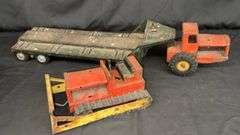 Vintage Nylint Toy Truck and Bulldozer, Metal, 1950s-1970s