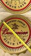 Budweiser and Bud Light Decorative Wall Signs, Beer Cap Style, 16" Diameter