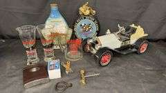 Vintage Jim Beam Decanters, Corkscrews, Glasses and More