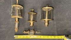 Brass Engine Oiler by Detroit Lubricator Co., Antique Lubrication Device