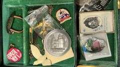 Mid-20th Century Collectible Medals & Pins, Tie Holder