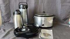 Hamilton Beach Slow Cooker, Kitchen Selectives Omelet Maker, Oggi Thermal Carafe