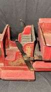 Structo Vintage Toy Dump Truck, Metal, Red
