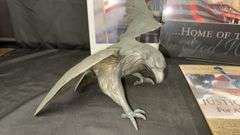Bronze Decorative Eagle Statue - American Patriotism Theme