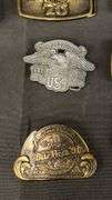 Harley-Davidson Belt Buckles, Motorcycle and Eagle Themes, Baron Buckles