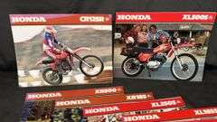 Vintage Honda Motorcycle Brochures CR125R XL500S XR80 XR185