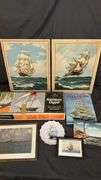 Nautical Art Collection with Baltimore Clipper Model Ship Kit