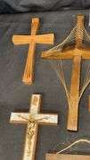 Religious Crucifixes and Plaques, Assorted Materials and Designs
