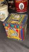 Vintage Tin Containers Collection - Various Designs & Brands, Mid-20th Century