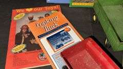 Ertl Co. Toy Farm Trailers, Red & Green, John Deer &  Farm Books