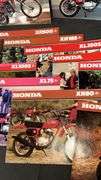 Vintage Honda Motorcycle Brochures CR125R XL500S XR80 XR185