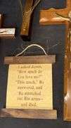 Religious Crucifixes and Plaques, Assorted Materials and Designs