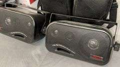 (2) Pair of Boss Speakers and Desk Top Speakers