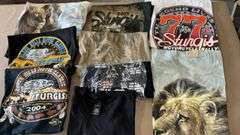 New or Lightly Used Sturgis T-Shirt Collection, Various Brands & Designs, 2004-2013