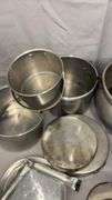 Aluminum Cookware Set, Detachable Handle & Lids, Silver