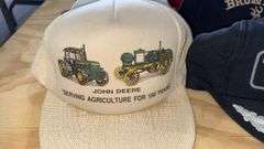 Vintage Collection of New or Lightly Used  Branded and Themed Caps - John Deere, Western Honda, Brow