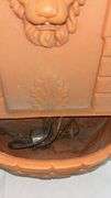 Wall Fountains, Terracotta & Verdigris Green, Electric, Lion & Fish Motif