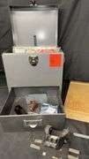 Office Equipment Set with Metal Storage Box and Paper Cutter