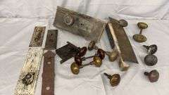 Antique Door Knobs and Hardware, Mixed Material and Design, Early 20th Century
