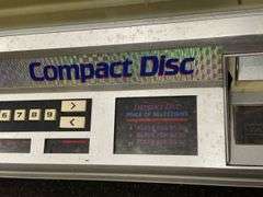 Rowe CD-100 Jukebox, Compact Disc, Serial No. 1255, 120V, 530W. Unknown working condition