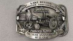 Lake Region Pioneer Threshermen Commemorative Belt Buckles, Limited Edition