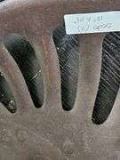 Vintage Metal Tractor Seats, 18"x14"