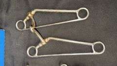 Equestrian Horse Bits and Leather Reins Set, Various Styles