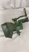 Arcade Manual Coffee Grinder, Cast Iron, Green, Clamp-On, Wooden Handle