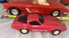 RC Toy Cars, Corvette & Riptide Models, Red/Blue/Silver