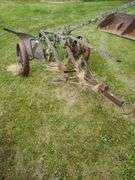 One Bottom Plow on Steel Wheels