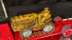 Tonka Truck with Loader & Matchbox K-7 Cattle Truck, Diecast Model Vehicles