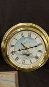 Nautical Brass Clock and Barometer Set, Brass Material