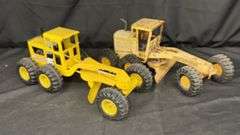 Vintage Toy Graders, Metal & Plastic, 1960s-1970s