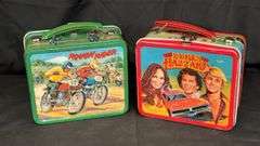 Aladdin Industries Metal Lunchboxes: The Dukes of Hazzard & Rough Rider, 1980
