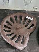 Vintage Metal Tractor Seats, 18"x14"