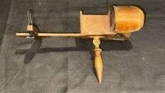 Antique Wood & Brass Stereoviewer Underwood & Underwood with Dozens of Stereoscope Cards