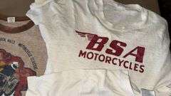 Vintage  New or Lightly Used  T-Shirts Lot, BSA, Honda, FM Crusaders, Sturgis South Dakota