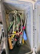 Plano Toolbox with Assorted Tools, Pruning Shears, Screwdrivers, Level