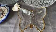 Marquis by Waterford Frame, Glassware Collection, Bird & Floral Plate
