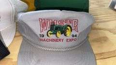 Variety of  New or Lightly Used Trucker Hats with NRA, Caterpillar, and WordPerfect Designs