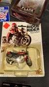 Variety Motorcycle Lot - Honda Street Ridge Rider Die-cast Model, 1980, Red/Black, Zee Toys