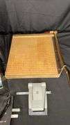 Office Equipment Set with Metal Storage Box and Paper Cutter