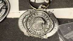 Vintage Motorcycle Rally Keychains - Daytona & Sturgis Events Commemorative