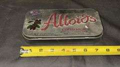 Vintage Tin Containers Collection - Various Designs & Brands, Mid-20th Century