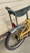 Vintage Bicycle, 20-inch Wheels, Yellow, Banana Seat