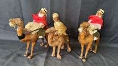 Vintage Collection Leather Camels with Riders
